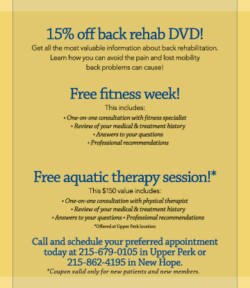 Upper Perk & New Hope Physical Therapy & Sports Rehab Coupon